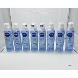Lot of 8 - Nivea Foaming Silk Mousse body wash warm vanilla jasmine blossom
